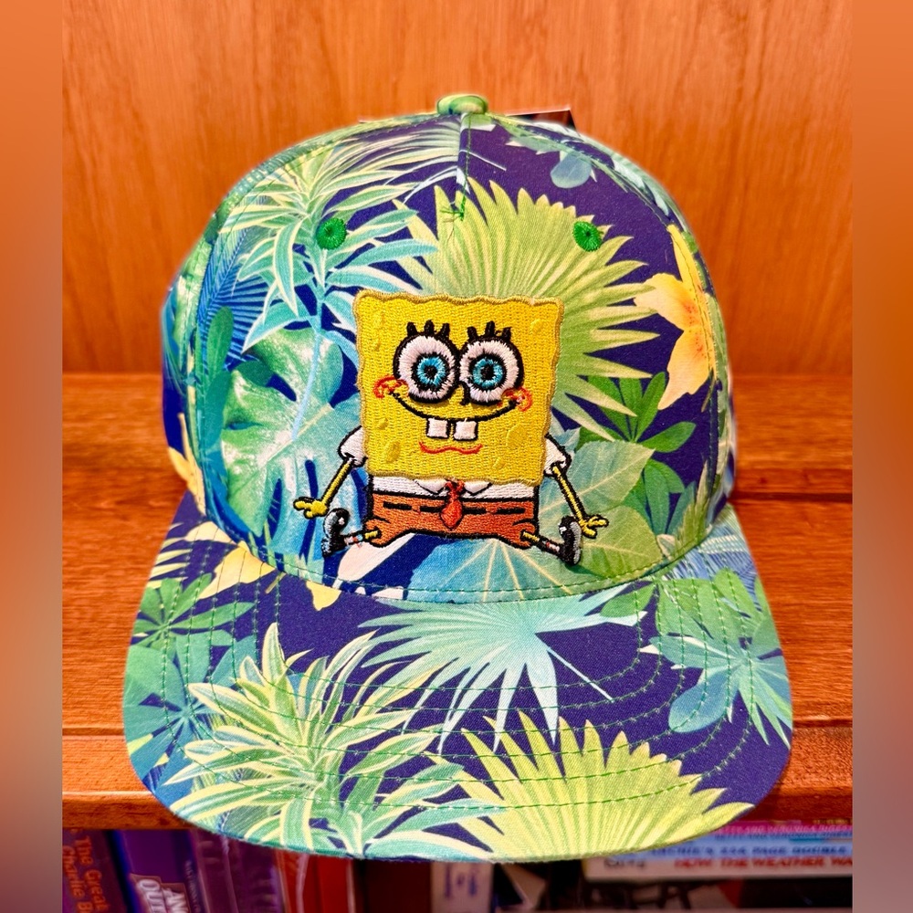 SpongeBob SquarePants Tropical Blue and Green Hat